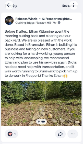 Rebecca testimonial screenshot